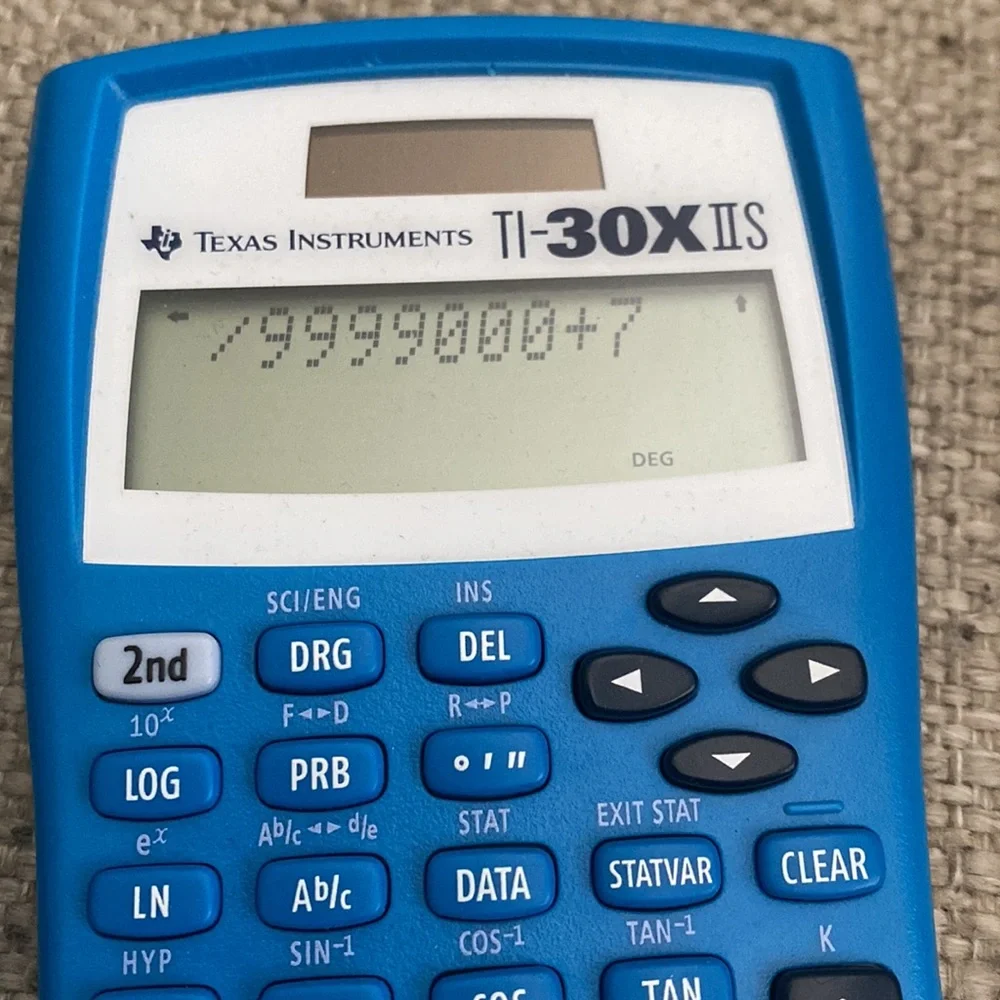 Texas Instruments Student TI-30X IIS Scientific Calculator.